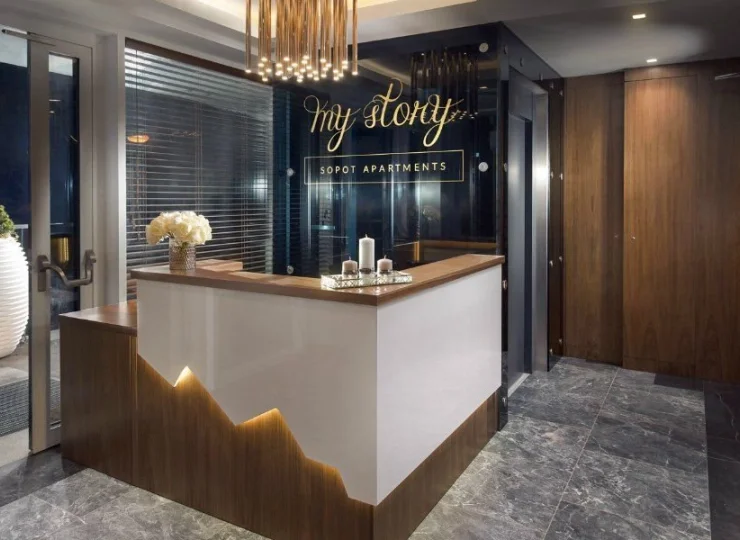 Recepcja My Story Sopot Apartments